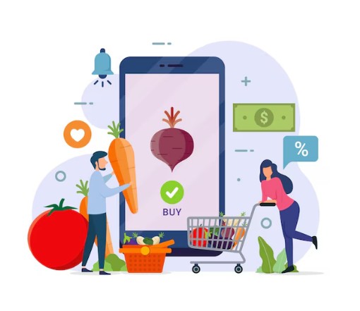 Online store grocery
